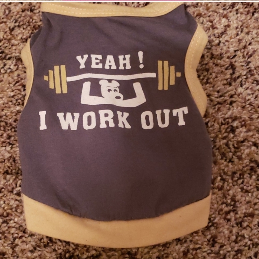 Dog Workout Top